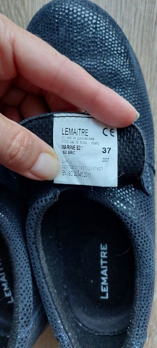 Lemaitre Marine S2 r.37 granatowe buty robocze