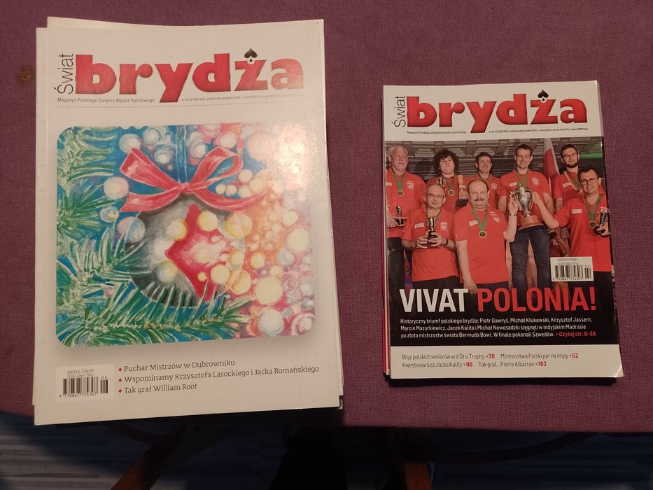 Świat brydża - kwartalnik 2016/2024