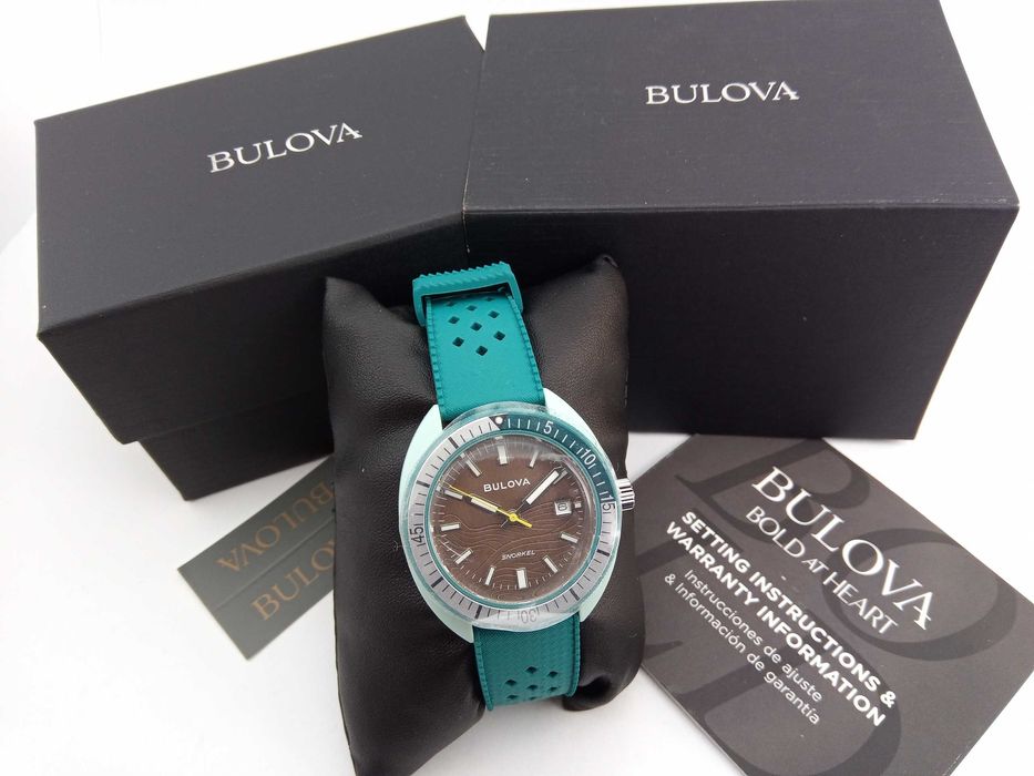 Керамика - часы Bulova Oceanographer Snorkel 98B446 головка на резьбе