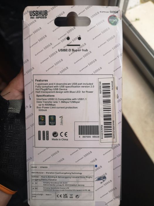 Distribuidor Comutador Scart Macho / 2Scart Fêmea Edh NOVO