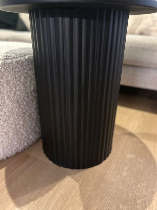 Okrągły stolik kawowy czarny Jotex