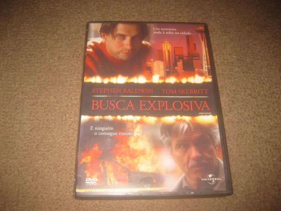 DVD "Busca Explosiva" com Stephen Baldwin