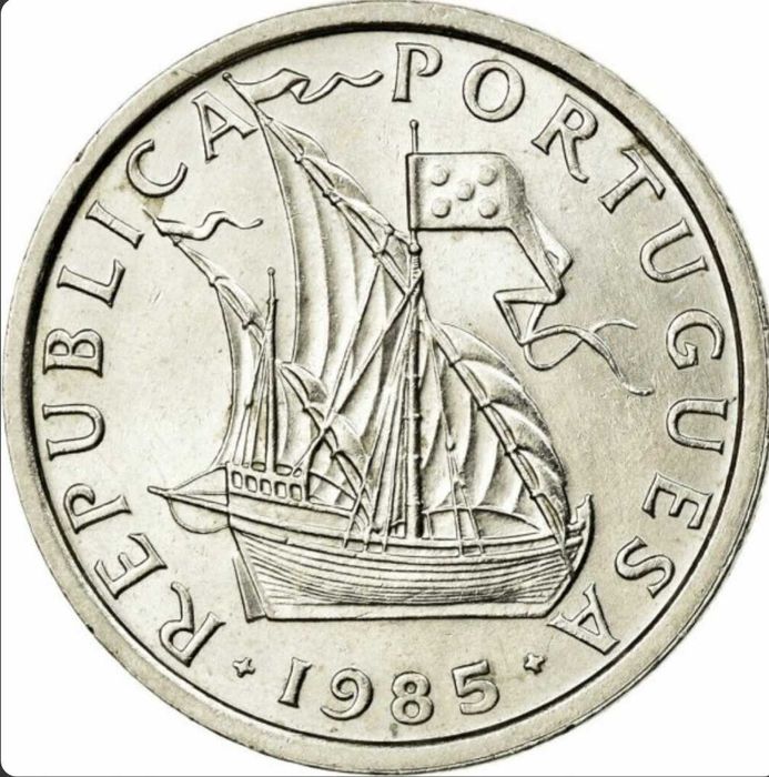 Moeda de 5$00-Cupro Níquel 1985