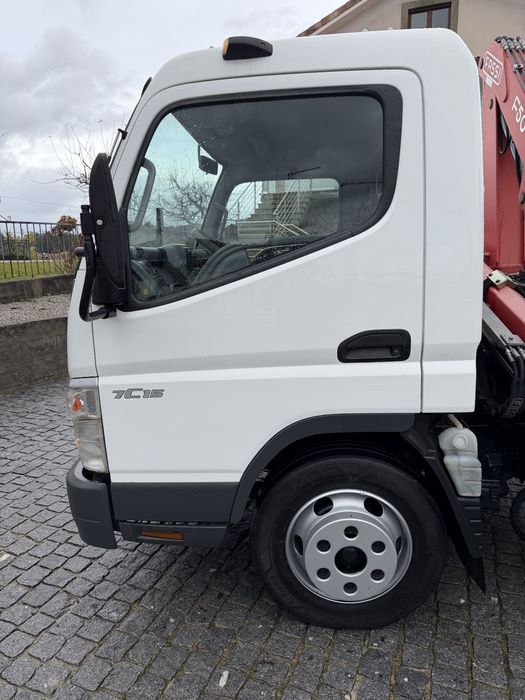 Mitsubishi canter bascula e grua Pesada