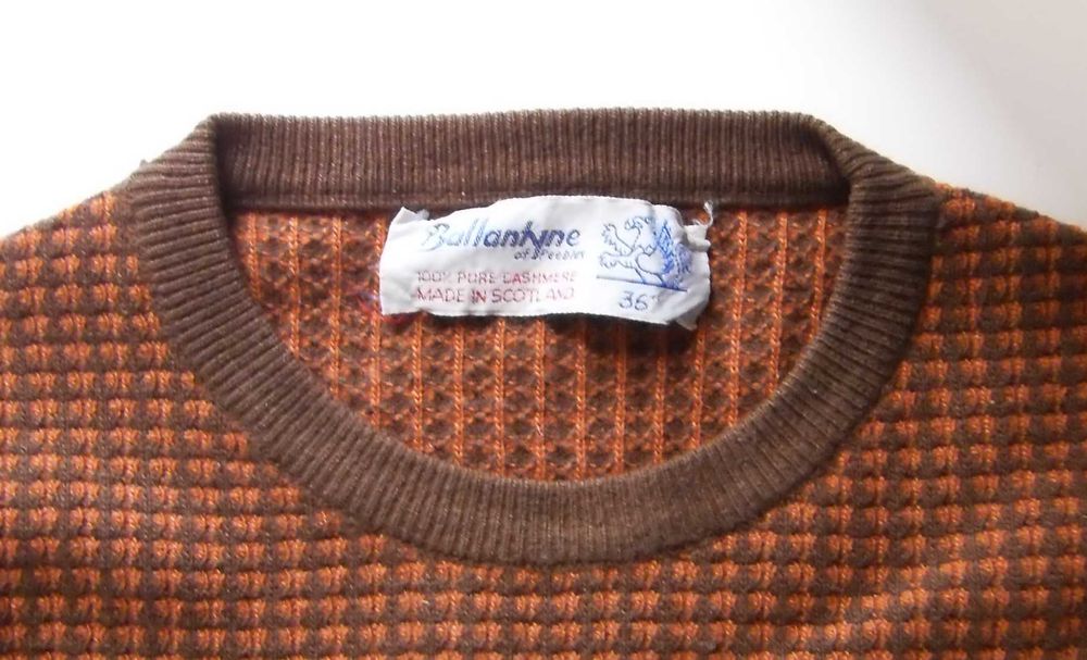 Par Camisolas 100% Lã Cashmira - VINTAGE - Tamanho S/XS- UNISEXO