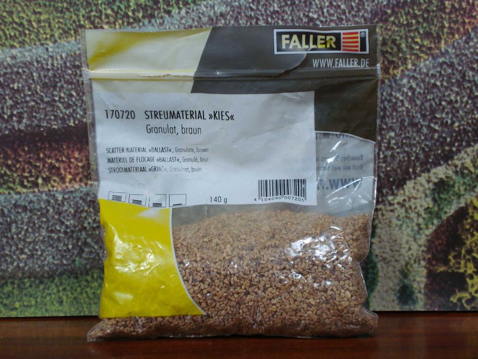 Faller 170720 - Material para Balastro / Saco 140g / Artigo Novo