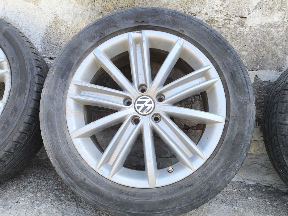 Колесо в сборе диск 5N0601025AF R18 VW Tiguan резина 235/50/R18 GoodYear Eagle Sport