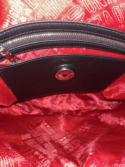 Сумка кожаная Moschino оригинал