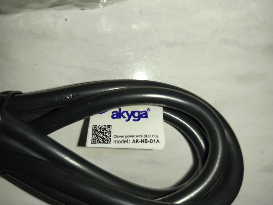 Nowy kabel zasilający Akyga AK-NB-01A