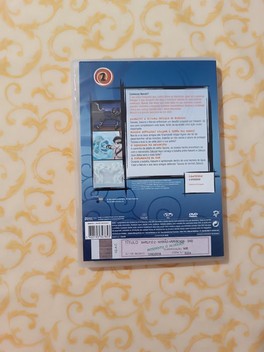 Naruto. Missão Arriscada. DVD 2. Série 1