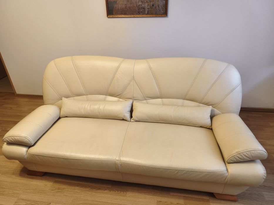Kanapa wersalka sofa skórzana