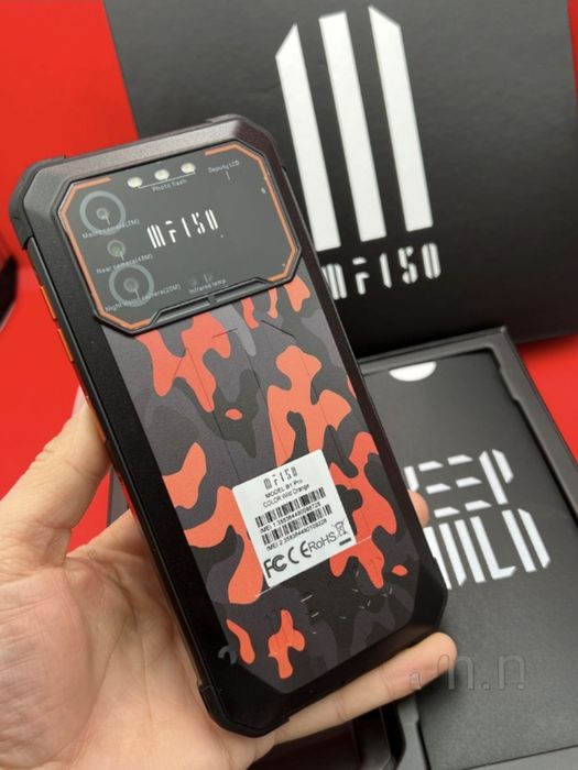 Смартфон витривалий Oukitel F150 B2 6/256 ГБ, 10000 мА·ч, нічна камера