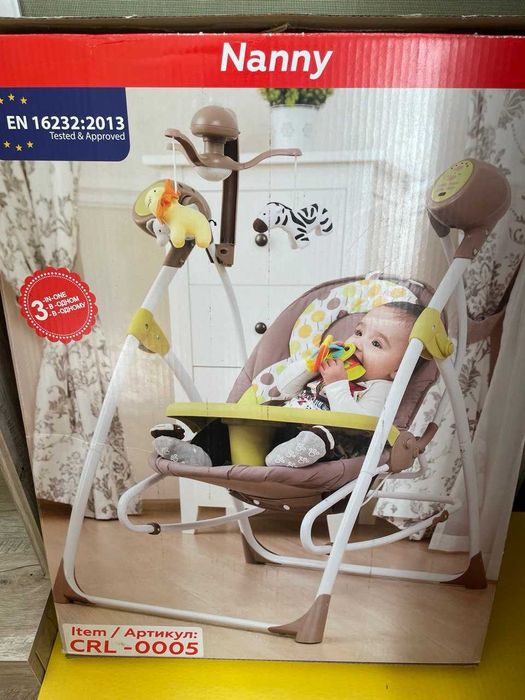 Колиска-гойдалка Carrello Nanny CRL-0005