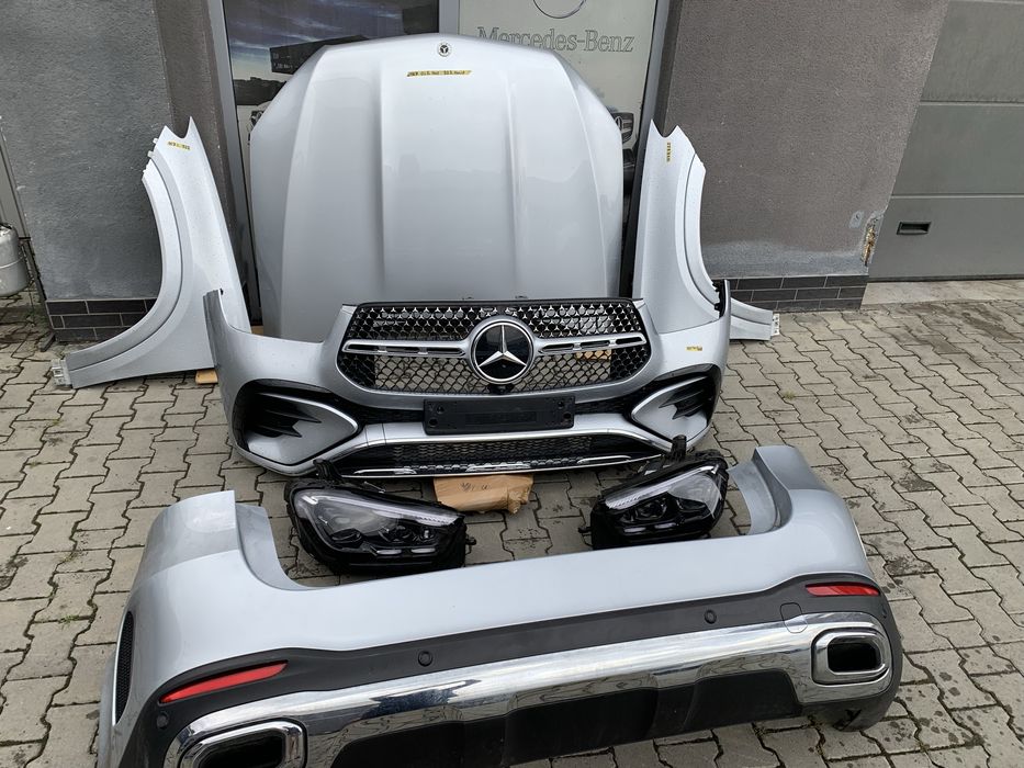 Gle 167 бампер кришка amg задній комплектний