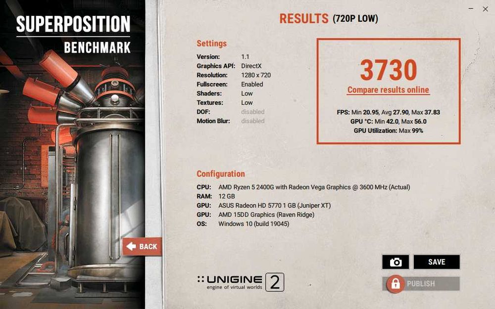 ASUS Radeon HD 5770 1GB GDDR5 | МАГАЗИН | Для роботи | Гарантія 90днів