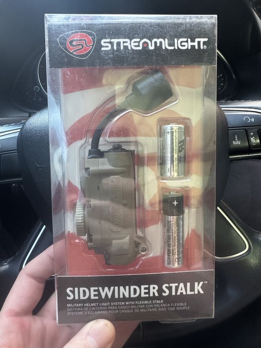Ліхтарик на шолом Streamlight Sidewinder stalk-76 люменів