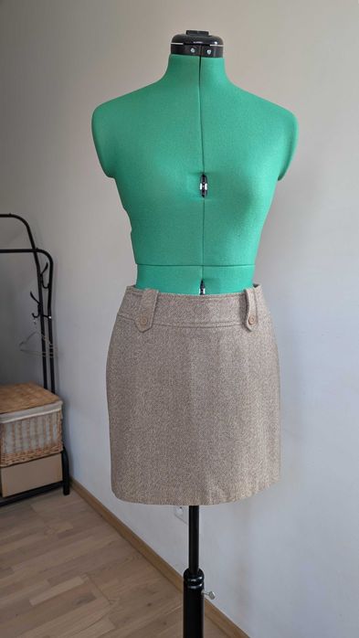 Tweedowa mini spódniczka Hennes