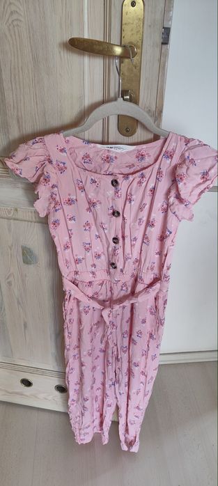 Kombinezon H&M 128 rozmiar koszulka+ spodnie