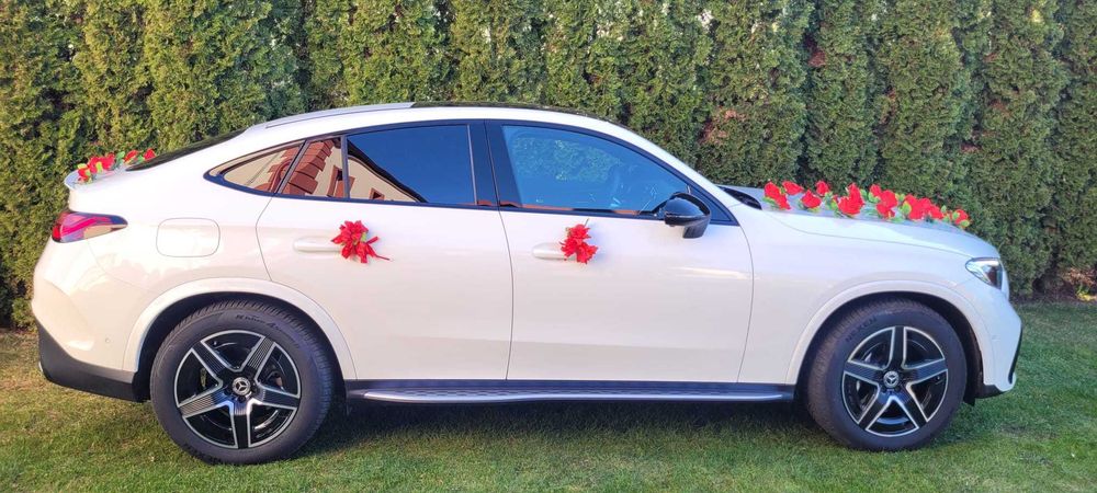 Samochód do ślubu nowy Mercedes GLC 200 Coup