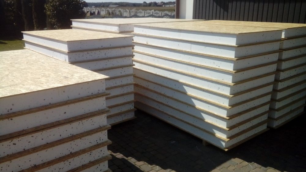 Panele SIP 174mm EPS 3m CERTYFIKAT ,pir panel ,domy całoroczne SIP-POL