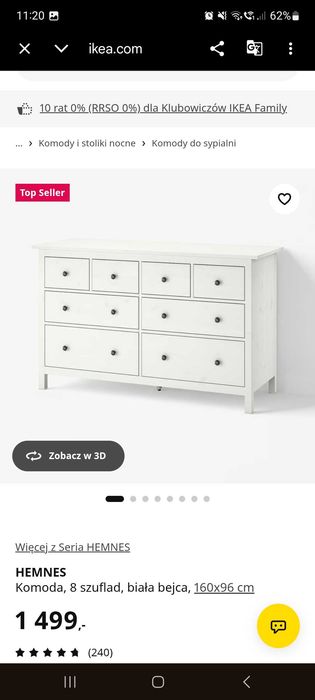 Komoda hemnes ikea