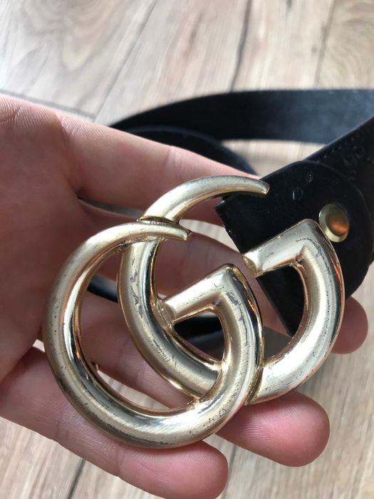 Skórzany pasek Gucci GG Milano Belt