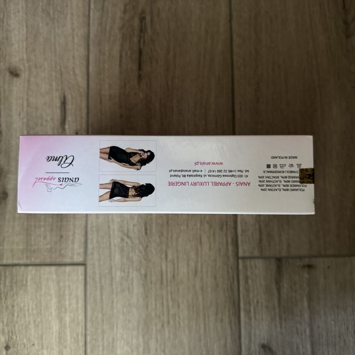 Bielizna koszulka L czarna