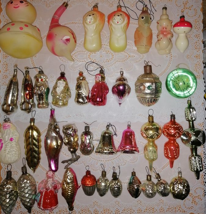 Елочная игрушка ссср. Ялинкові прикраси.