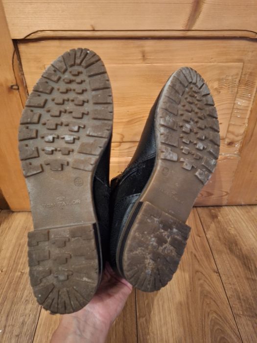 TOM TAILOR Kozaki czarne roz 39