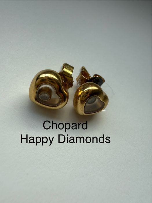 Chopard kolczyki 18 k złoto