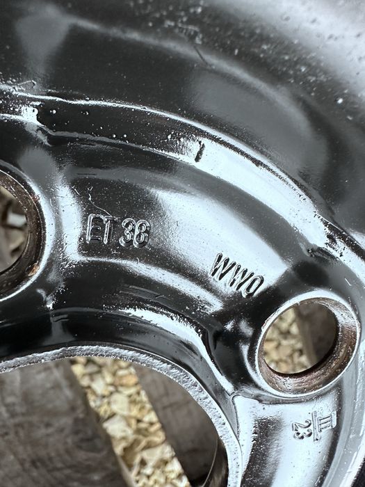 4xfelga stalowa 15” VW/SEAT/SKODA (5x100 ET38)