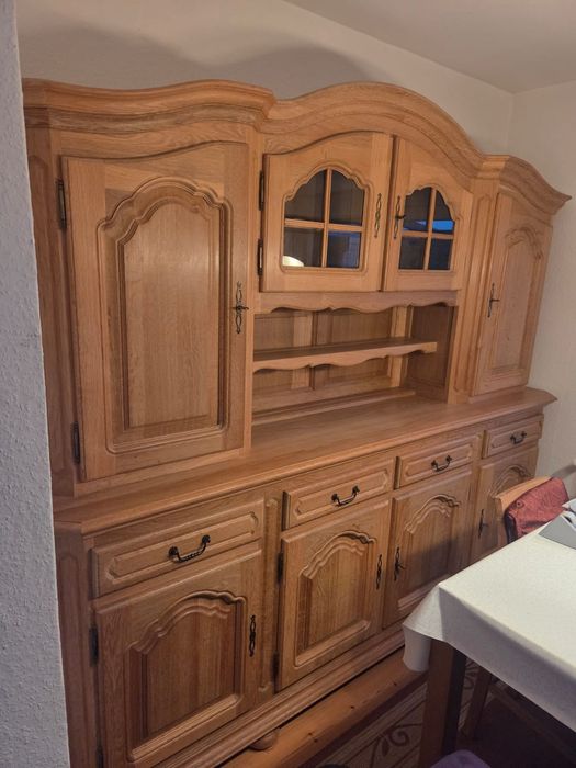 Zestaw mebli dębowych pełne drewnoo