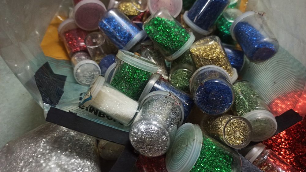 Brilhos (purpurina) em pó holográfico