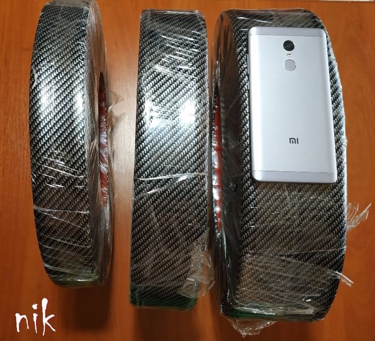 Карбонова стрічка для авто 3, 5, 7, 10см. Тюнінг, Стайлінг