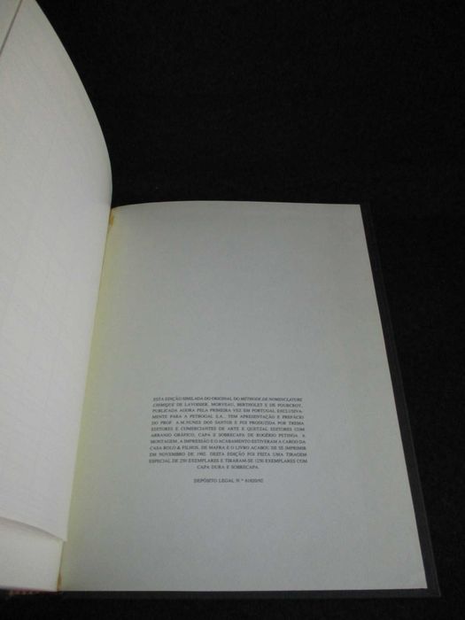 Livro Methode De Nomenclature Chimique Lavoisier Morveau Bertholet