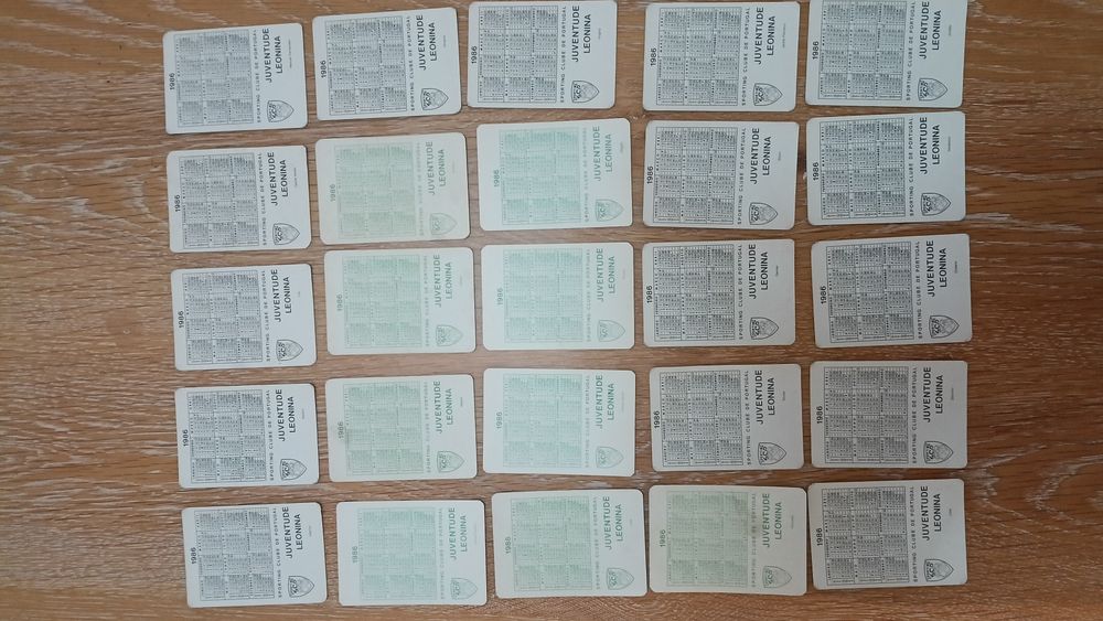 Calendários Sporting '86