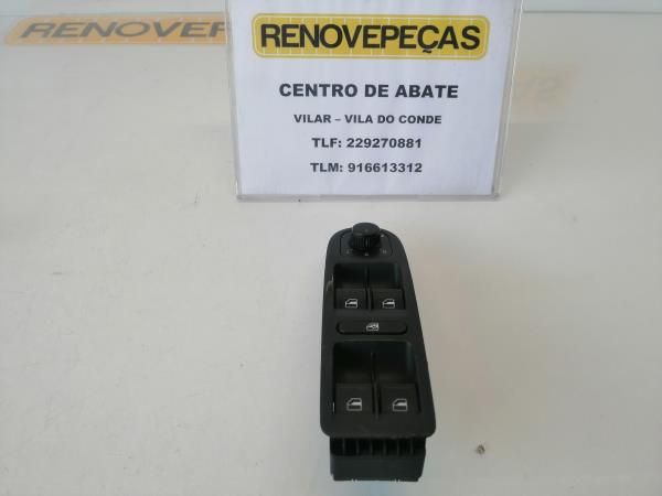 Comando / botão / interruptor vidros frente esquerdo VOLKSWAGEN Golf V