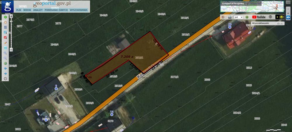 Działka budowlana Korbielów gmina Jeleśnia