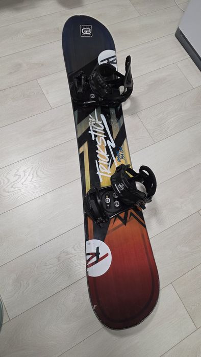 Komplet snowboardowy Trickstick 154cm + wiazania K2