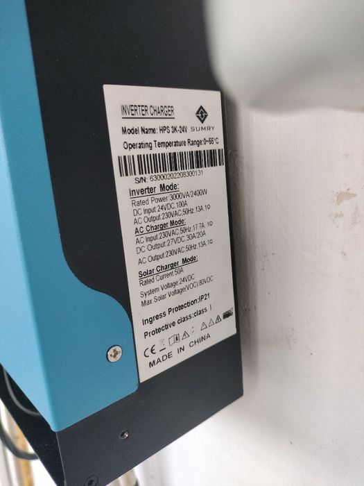 Надійний комплект живлення: Інвертор 2.4кВт + LiFePO4 140Ah (6000+)