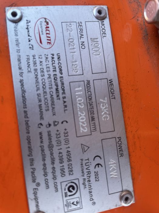 Zacieraczki do betonu wylewek PACLITE 90cm Nowe i używane Talerz TANIO