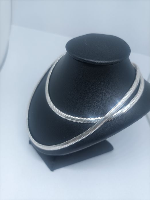 Srebrny łańcuszek próba 925 długość 50 cm