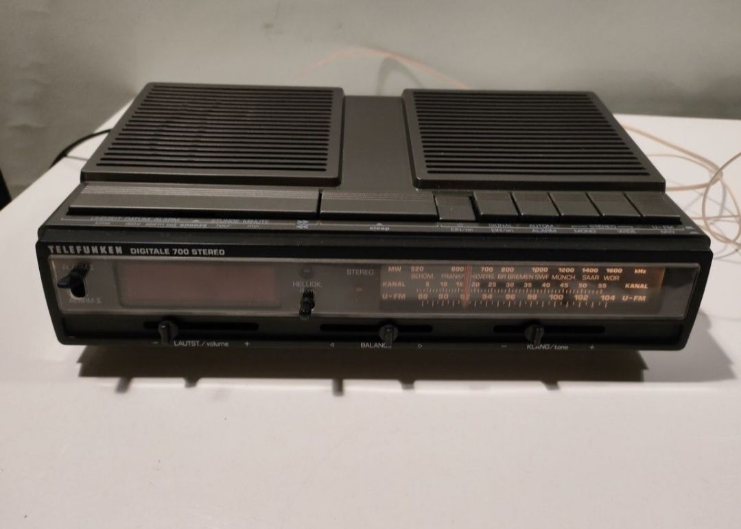 Radio Telefunken Digitale 700 stereo kolekcjonerskie radio Rawicz ...