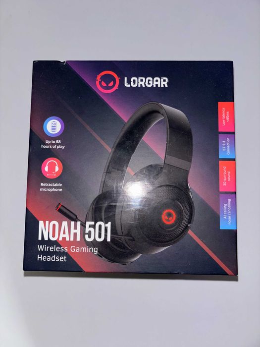 Навушники Lorgar Noah 501 Black