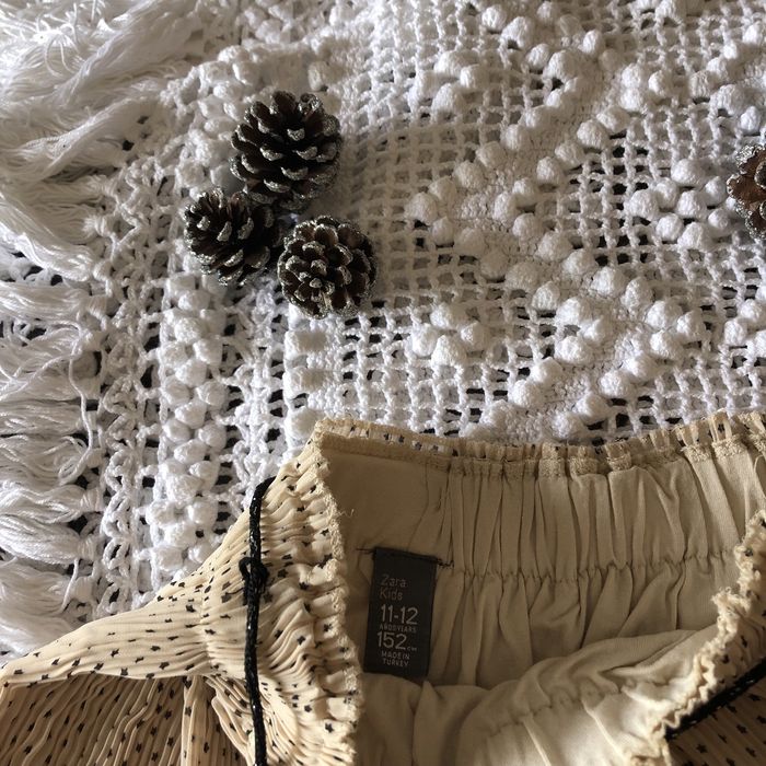 Saia plissada Zara Kids