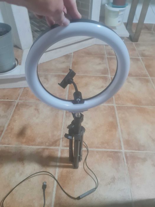 Ring light com tripé novo