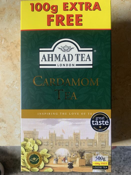 Чай чорний з кардамоном AHMAD 500 грам