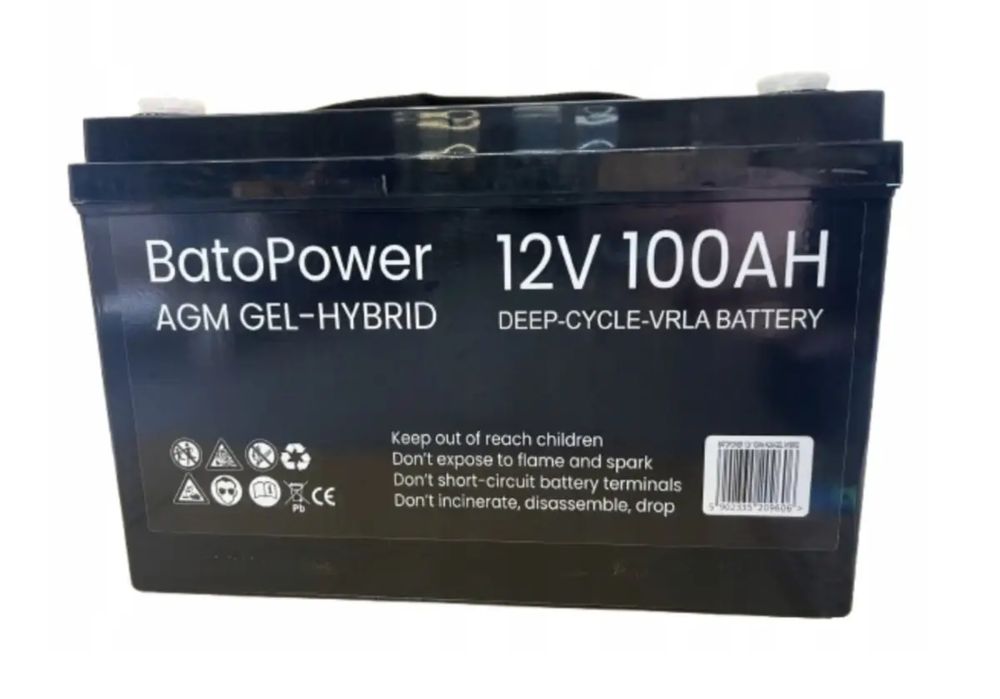 ТОР якість! Акумулятор BatoPower AGM-GEL12-100 аккумулятор для ДБЖ