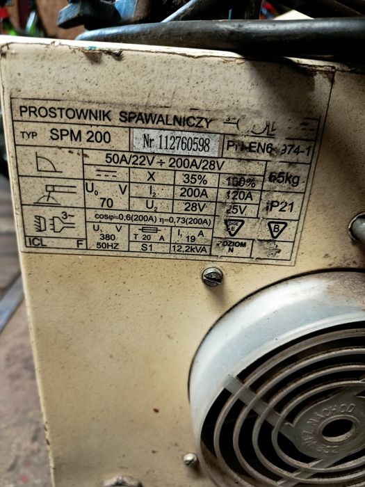 Spawarka Prostownik spawalniczy SPM 200