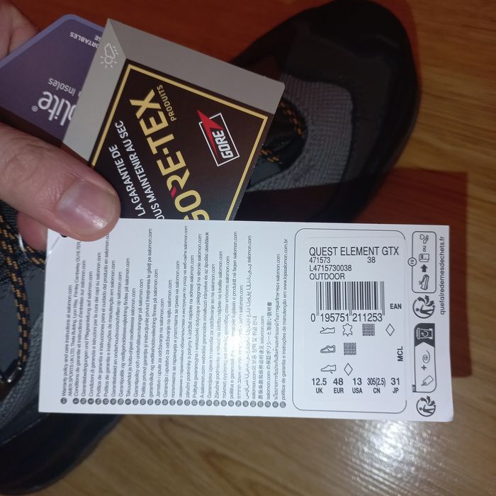 Buty Salomon Quest Element GTX roz. 48/31cm